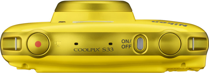 Nikon Coolpix S33, žlutá + Backpack kit_677966389