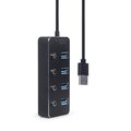 Gembird USB HUB 4-portový USB 3.1 Gen1, s vypínači_1286207807