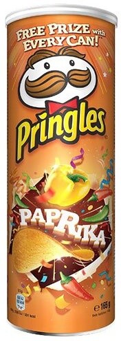 Pringles Paprika, chipsy, 165 g