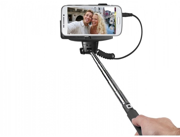 SBS Selfie tyč 100 cm, černá_1948497459