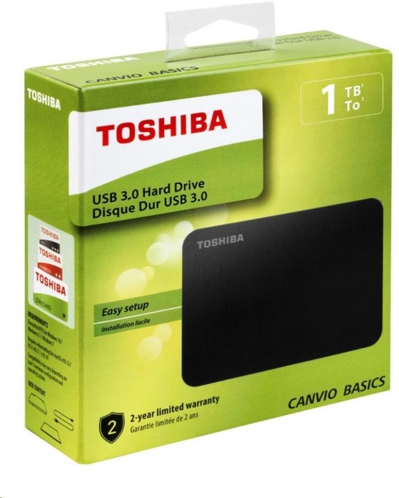 Toshiba Canvio Basics - 1TB, černá_803601490
