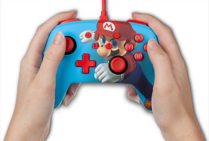 PowerA Enhanced Wired Controller, Mario Punch (SWITCH)_421410230