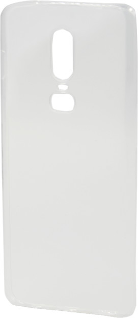 EPICO pružný plastový kryt pro OnePlus 6 RONNY GLOSS, bílý transparentní_1651897971