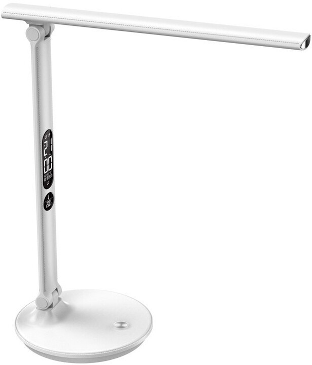 IMMAX LED stolní lampička CORBIE, 3 barvy světla, bílá