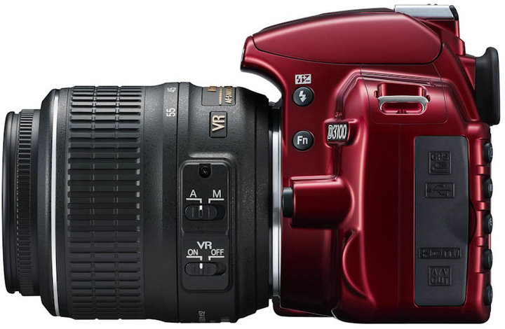 Nikon D3100 RED + objektiv 18-55 AF-S DX VR_271992673