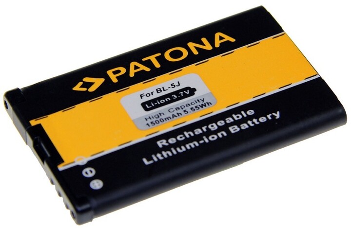 Patona baterie pro Nokia BL-5J 1500mAh 3,7V Li-Ion_1533002310