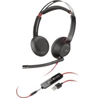 Poly BLACKWIRE C5220, USB-A, náhlavní souprava na obě uši 80R97AA