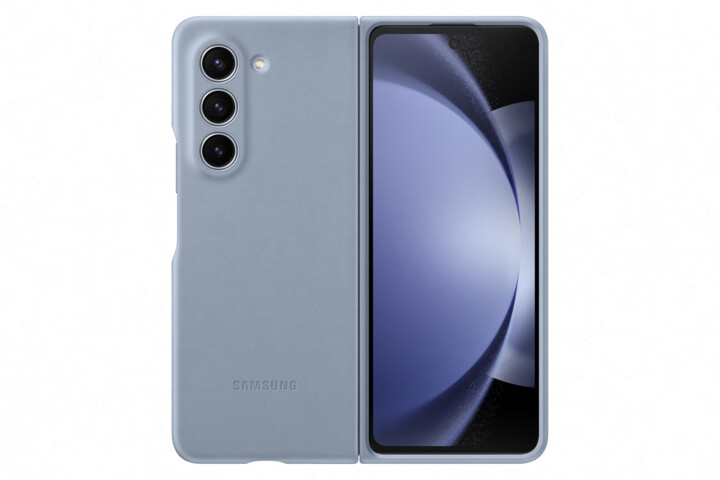Samsung zadní kryt z eko kůže pro Galaxy Z Fold5, modrá_487151673