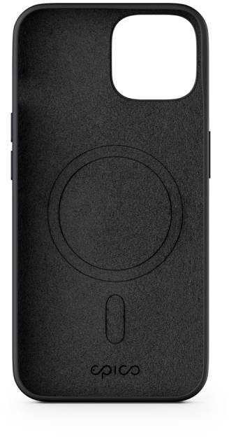 EPICO silikonový zadní kryt s podporou MagSafe pro iPhone 15, černá_634424738