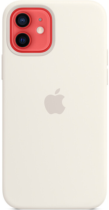 Apple silikonový kryt s MagSafe pro iPhone 12/12 Pro, bílá_1772582820