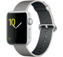 Apple Watch 2 42mm Silver Aluminium Case with Pearl Woven Nylon Band_1626968302