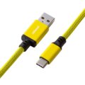 CableMod Classic Coiled Cable, USB-C/USB-A, 1,5m, Dominator Yellow