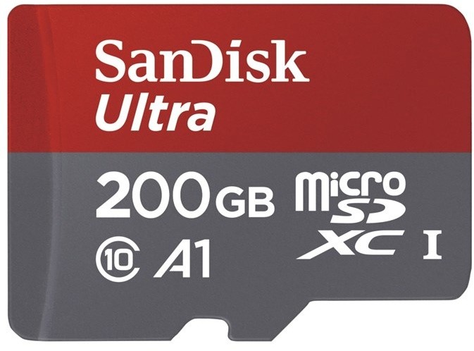 SanDisk Micro SDXC Ultra Android 200GB 100MB/s A1 UHS-I + SD adaptér_1929720951