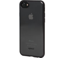 EPICO Pružný plastový kryt pro iPhone 6/7/8/SE/SE 2020 MATT BRIGHT - černý_1407400694