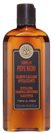 Šampon 2v1 Erbario Toscano, s kondicionérem, černý pepř, 250 ml_423914560