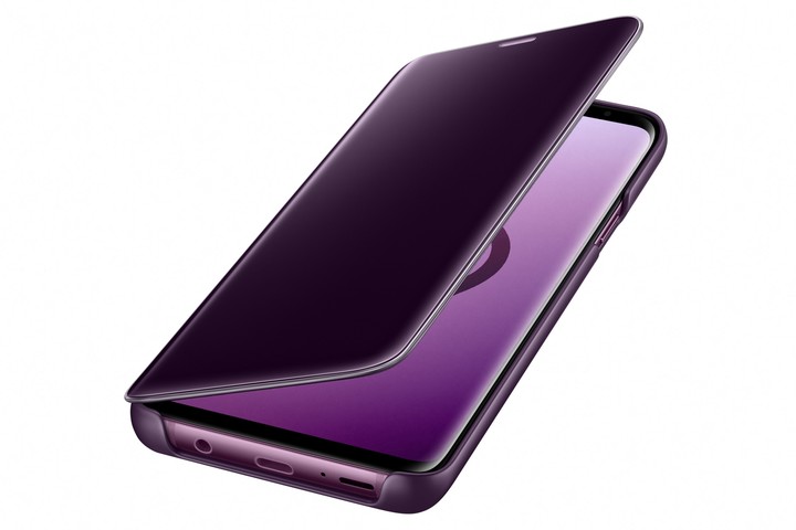 Samsung flipové pouzdro Clear View se stojánkem pro Samsung Galaxy S9+, fialové_321246015