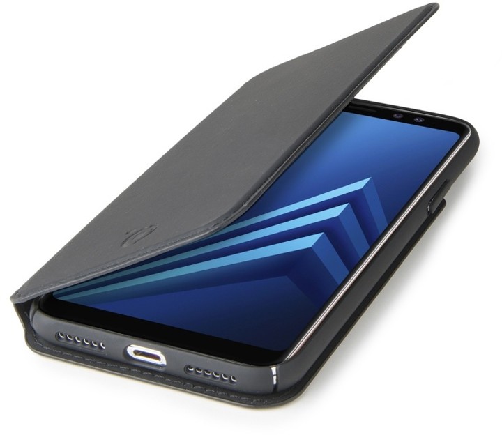 CELLY Prestige pouzdro typu kniha pro Samsung Galaxy A8 Plus (2018), PU kůže, černé_110861281