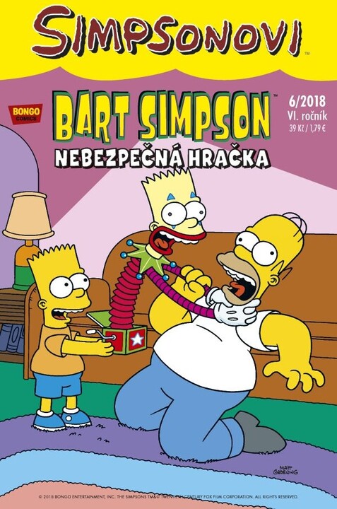 Komiks Bart Simpson: Nebezpečná hračka, 8/2018_2073525277