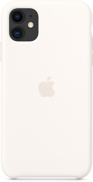 Apple silikonový kryt na iPhone 11, bílá_661254933