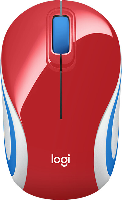 Logitech Wireless Mini Mouse M187, červená_269006770