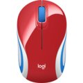 Logitech Wireless Mini Mouse M187, červená