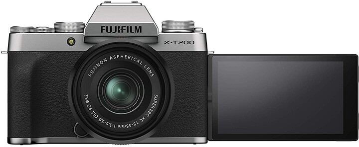Fujifilm X-T200 + XC15-45mm, stříbrná_621425601
