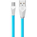 Remax Alien datový kabel s micro USB, 1m, bílo-modrá