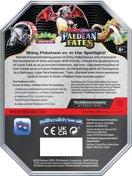 Karetní hra Pokémon TCG: Paldean Fates - Tin - Shiny Iron Treads ex_110862650