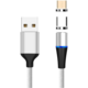 PremiumCord Magnetický micro USB a USB-C, nabíjecí a datový kabel, 1m, stříbrná_1212786688
