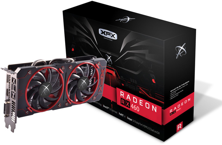 XFX Radeon RX 460 DD, 2GB GDDR5_186864906