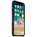 Apple kožený kryt na iPhone X, lilkově fialová_507546862