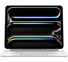 Apple ochranný kryt s klávesnicí Magic Keyboard pro iPad Pro 13" (M4), CZ, bílá MWR43CZ/A