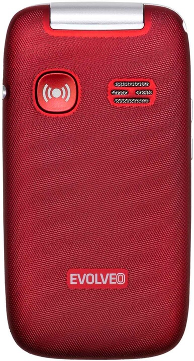 Evolveo EasyPhone FS s nabíjecím stojánkem, červená_2121073365