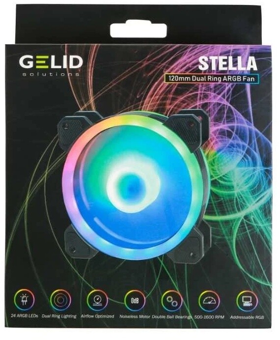 GELID Solutions Stella Dual Ring ARGB, 120mm_1503804671