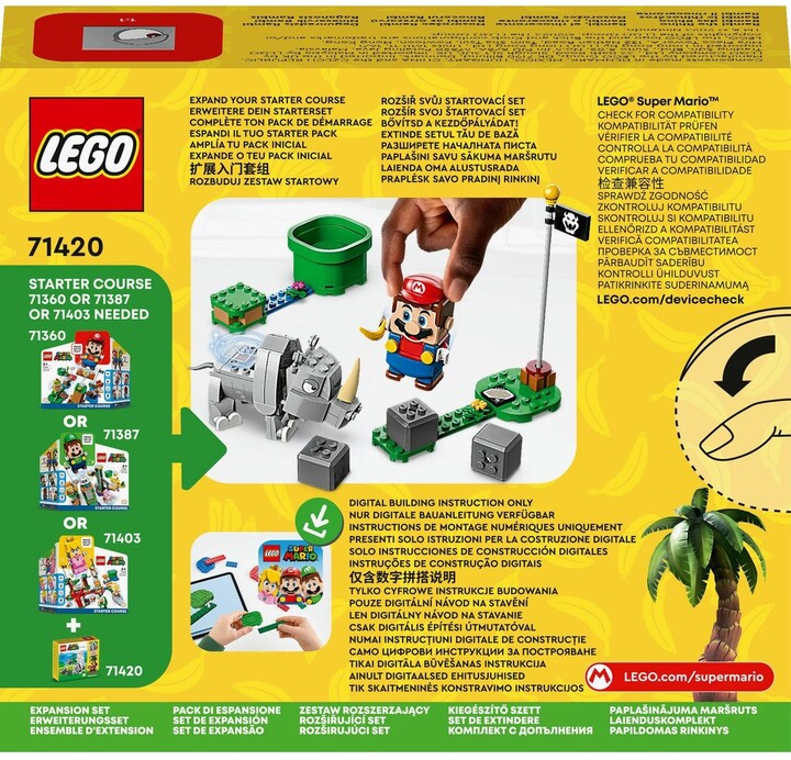 LEGO® Super Mario 71420 Nosorožec Rambi – rozšiřující set_2061837686