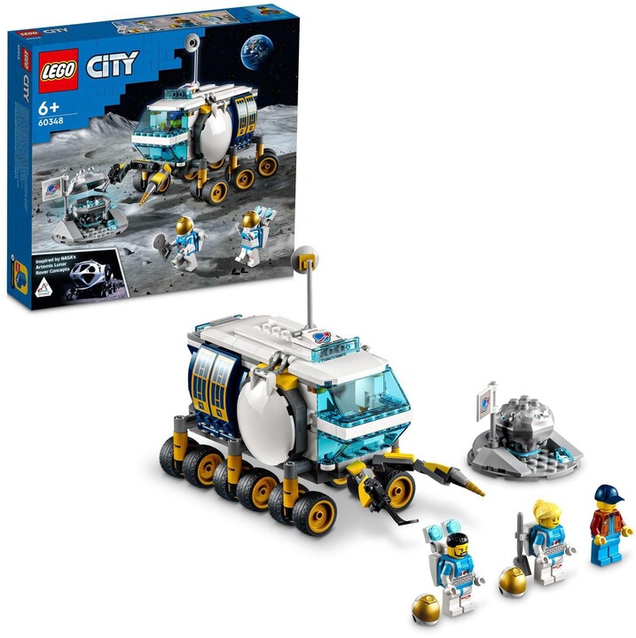 Extra výhodný balíček LEGO® City 60350 Lunární výzkumná stanice a 60348 Lunární průzkumné vozidlo_2033629626