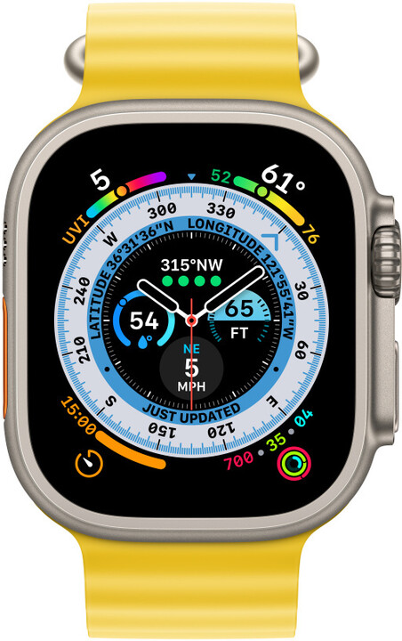 Apple Watch prodloužení Oceánského řemínku 49mm, žlutá_1145108902