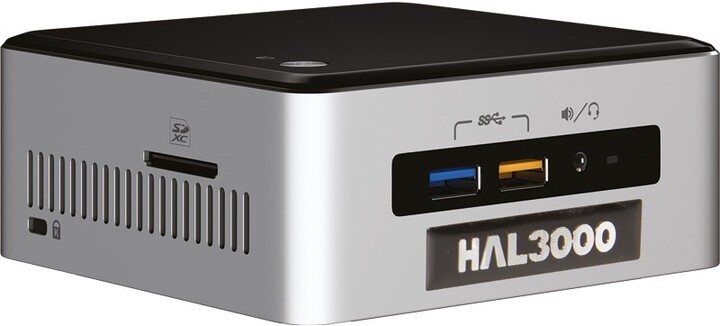 HAL3000 NUC Kit Core i3, černostříbrná_725000466