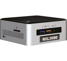 HAL3000 NUC Kit Core i3, černostříbrná_2028082432