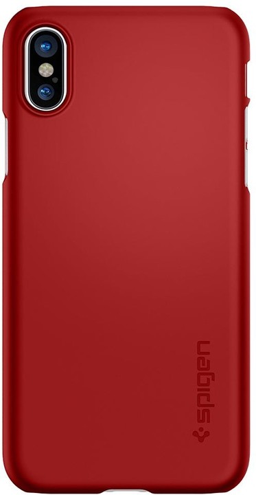 Spigen Thin Fit iPhone X, metallic red_803409474