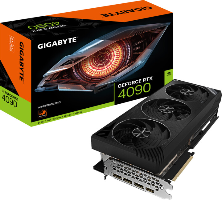 GIGABYTE GeForce RTX 4090 Windforce 24G, 24GB GDDR6X_683219565