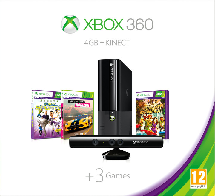 XBOX 360 4GB Kinect Holiday Value Bundle_1808781263