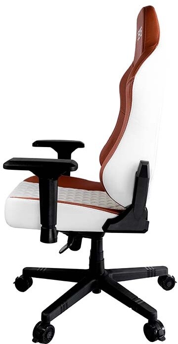DEV1S Luxury Crema, herní židle, bílá/hnědá_1132265123