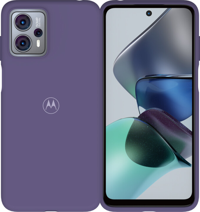 Motorola ochranný kryt Premium Soft pro G13, fialová_504711245