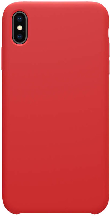 Nillkin Flex Pure Liquid silikonové pouzdro pro iPhone XS Max, červená_564234880