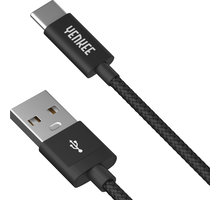 YENKEE YCU 301 BK kabel USB A 2.0 / C 1m Poukaz 200 Kč na nákup na Mall.cz