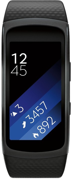 Samsung Galaxy Gear Fit 2, velikost L, černá_614693628