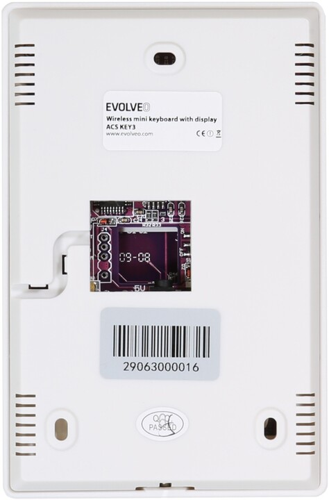 EVOLVEO bezdrátová mini klávesnice, s displejem pro Sonix/Salvarix_361371770