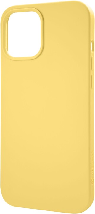 Tactical silikonový kryt Velvet Smoothie pro iPhone 12 Mini (5.4&quot;), žlutá_1118010826
