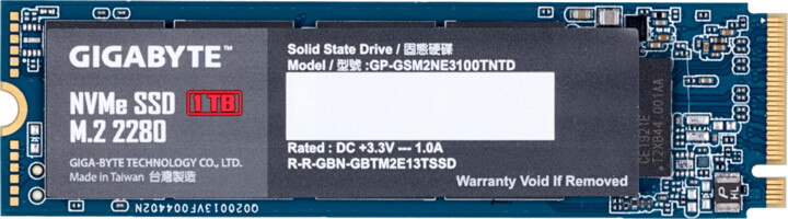 GIGABYTE SSD, M.2 - 1TB_1700231951